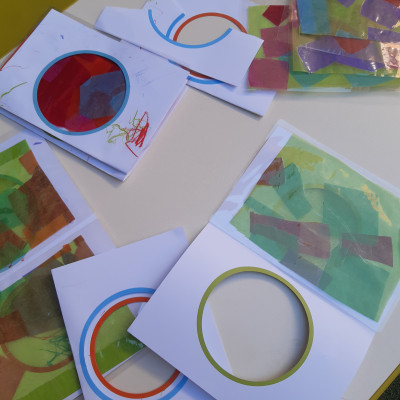 Wir basteln Laternen